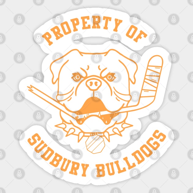 Shoresy Hoodie Merch - Hockey Jersey Sudbury Blueberry Bulldogs Meme Sticker by celestial_artworks